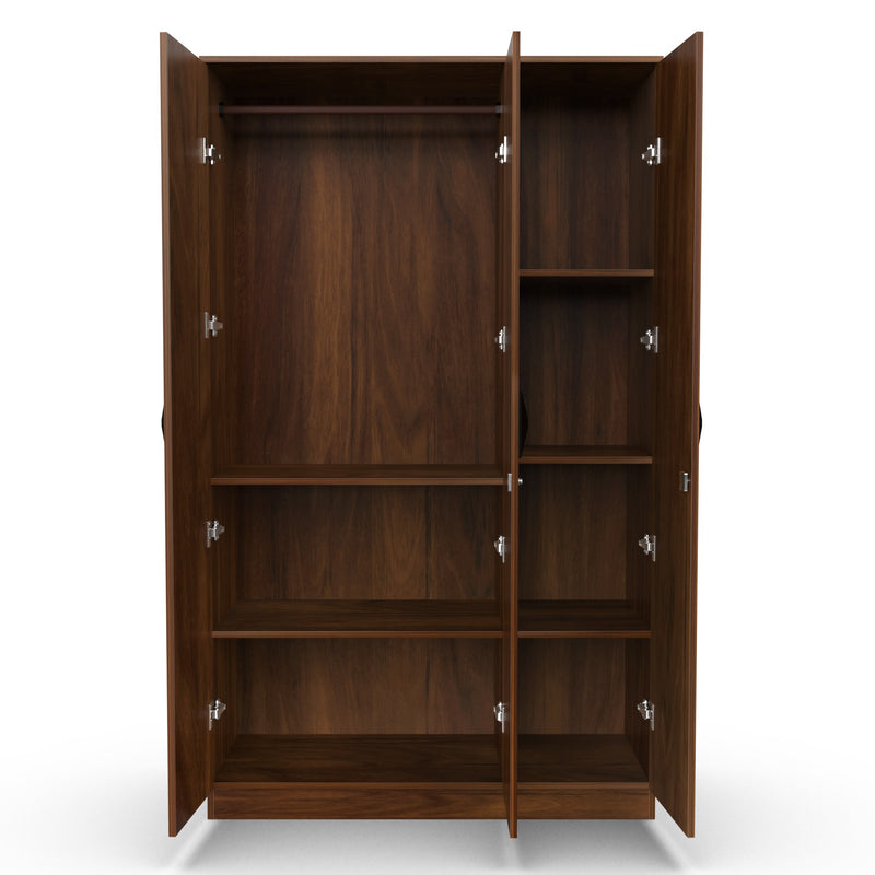 Maltein 3 Door Wardrobe Without Mirror |Maple