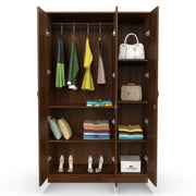 Maltein 3 Door Wardrobe Without Mirror |Maple