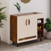 Oleye 2 Doors Shoe Rack Cabinet with Drawer |Maple