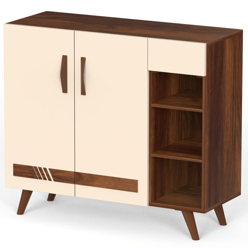 Oleye 2 Doors Shoe Rack Cabinet with Drawer |Maple