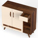 Oleye 2 Doors Shoe Rack Cabinet with Drawer |Maple