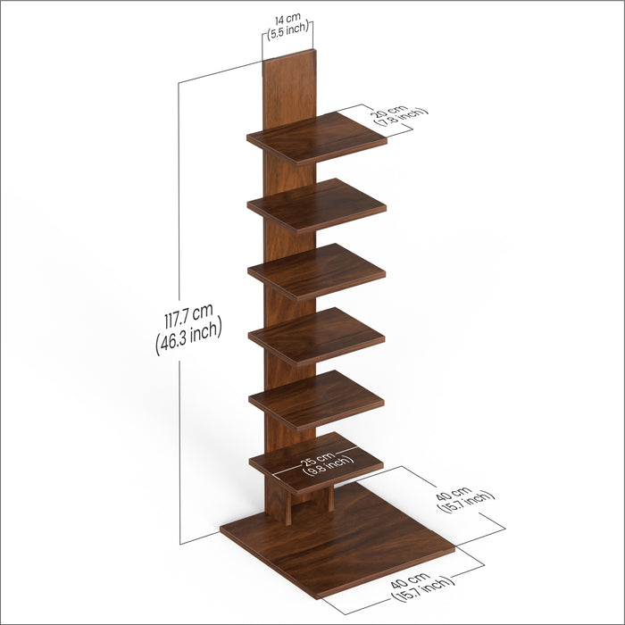 Osvil Wall Shelf, Bookshelf |Maple