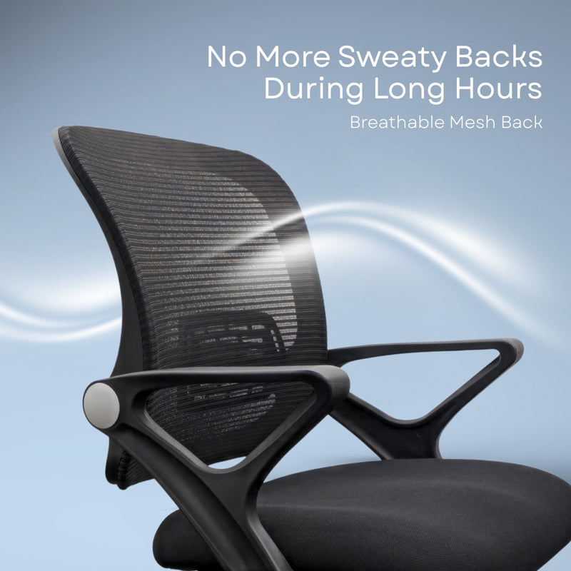 Polli Office Study Chair (Black)
