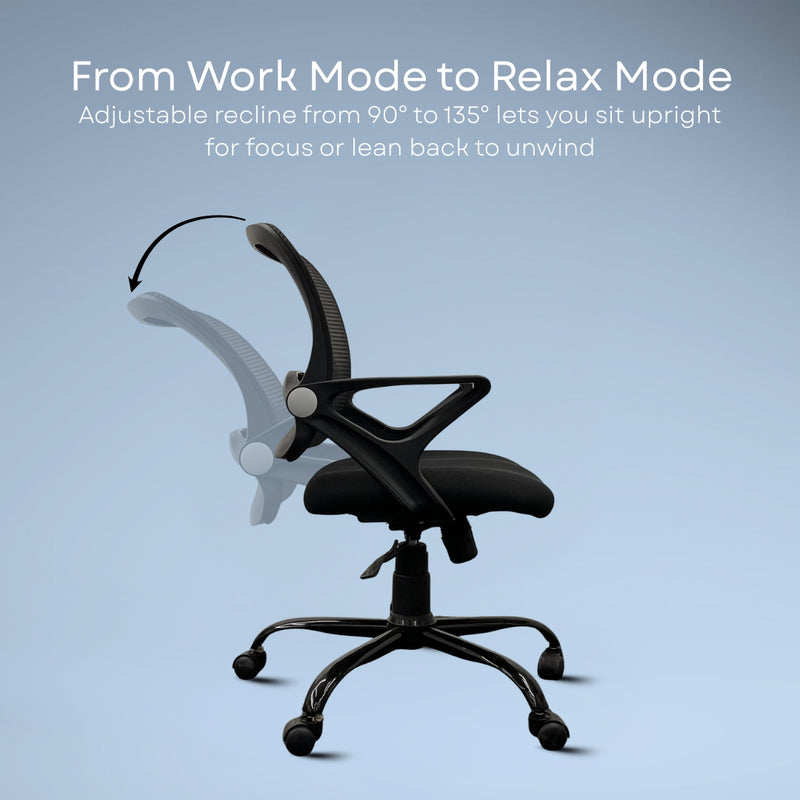 Polli Office Study Chair (Black)