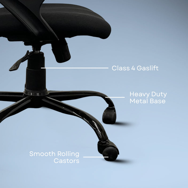 Polli Office Study Chair (Black)