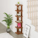 Braine Corner Shelf |Walnut