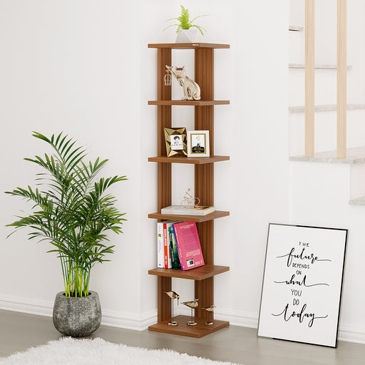 Braine Corner Shelf |Walnut