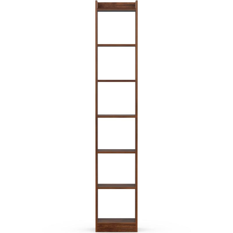 Asburg 6 Layer Engineered Wood Bookshelf Multipurpose Decor Storage Rack