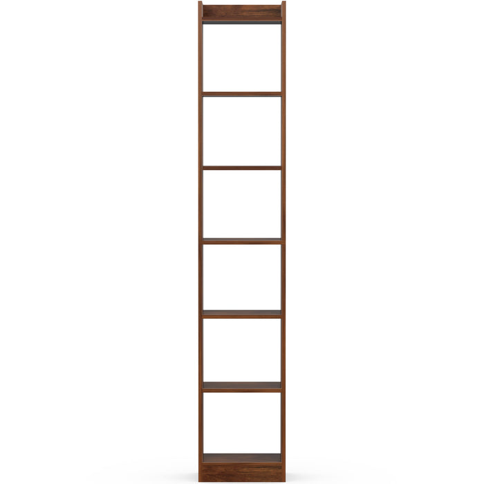 Asburg 6 Layer Engineered Wood Bookshelf Multipurpose Decor Storage Rack
