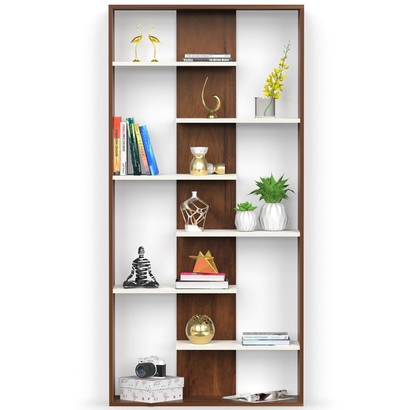 Maxelle Bookshelf (Large) |Maple & White