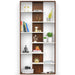 Maxelle Bookshelf (Large) |Maple & White