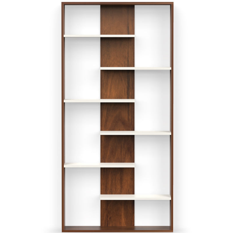 Maxelle Bookshelf (Large) |Maple & White