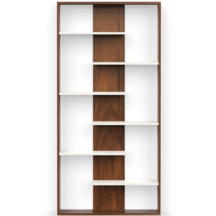 Maxelle Bookshelf (Large) |Maple & White