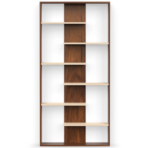 Maxelle Bookshelf (Large) |Maple & Ivory