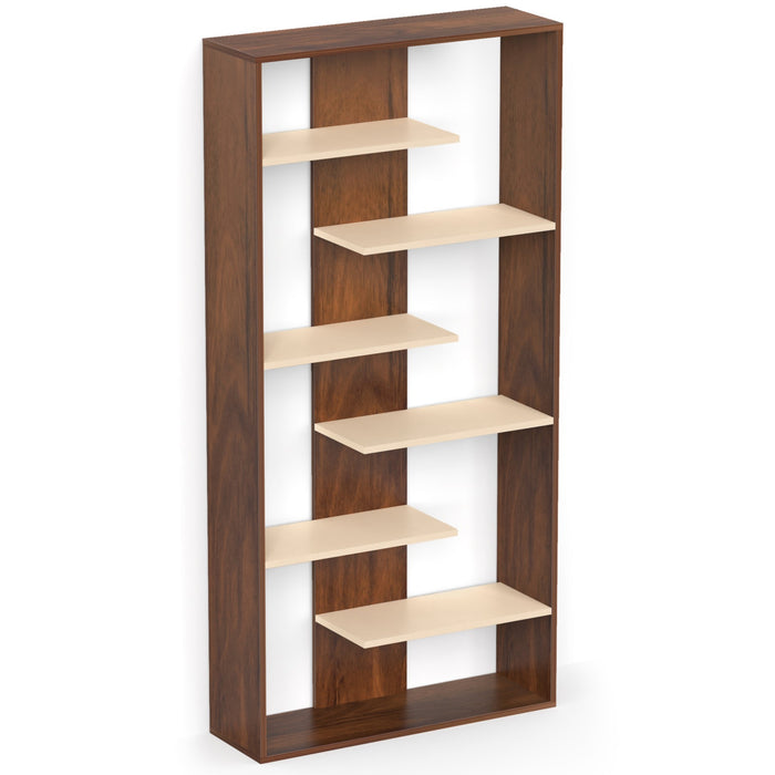 Maxelle Bookshelf (Large) |Maple & Ivory