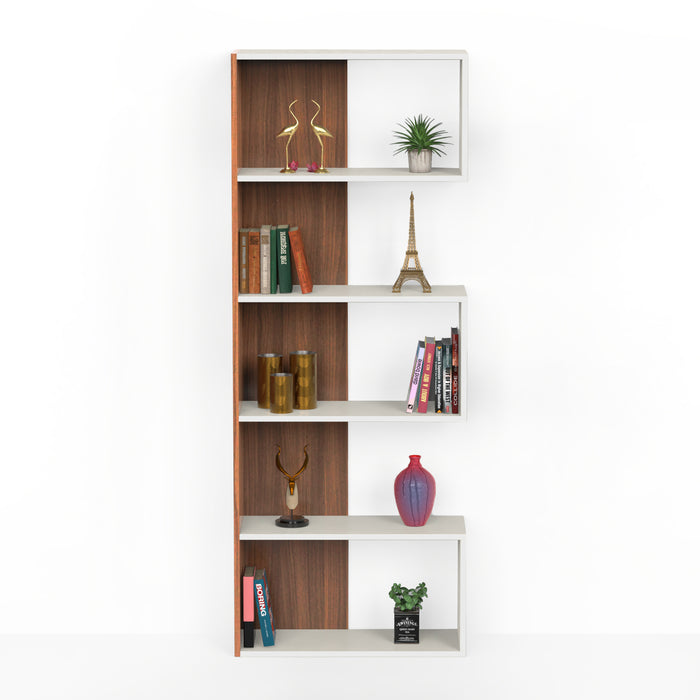 Novebuk Bookshelf (Premyrr range, Walnut & Frosty)