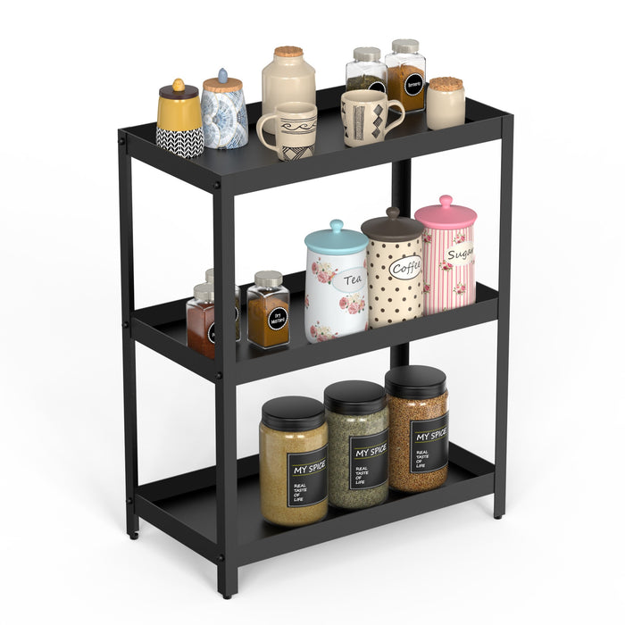 Greta Metal Spice Masala Rack Shelf Stand Organizer/Spice Bottle Display Rack & Cup Stand for Home & Kitchen, DIY (Do it Yourself)