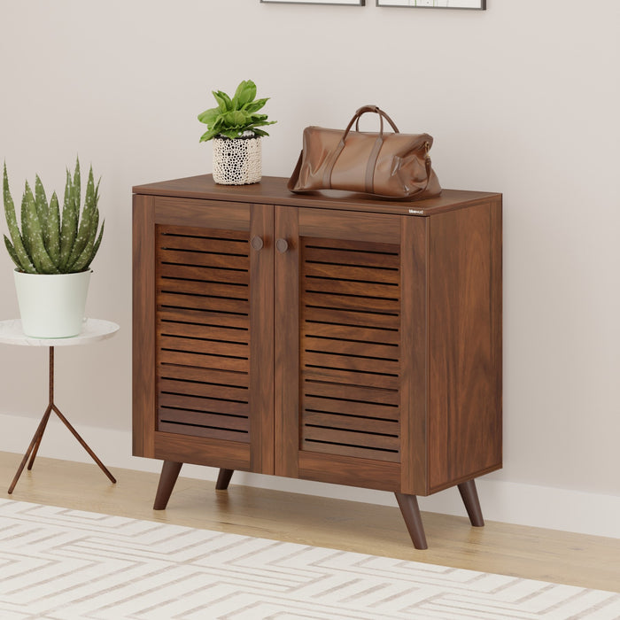 Carlem 2 Doors Shoe Rack Cabinet |Maple