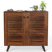 Carlem 2 Doors Shoe Rack Cabinet |Maple