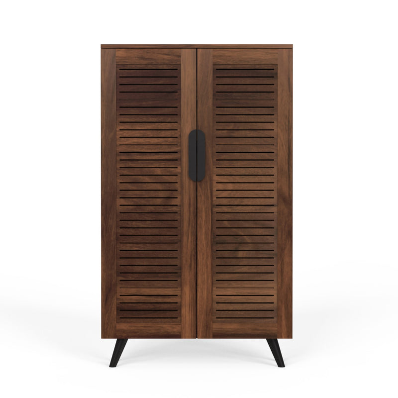 Carlem tall 2 doors shoe rack & cabinet (stores upto 24 pairs)