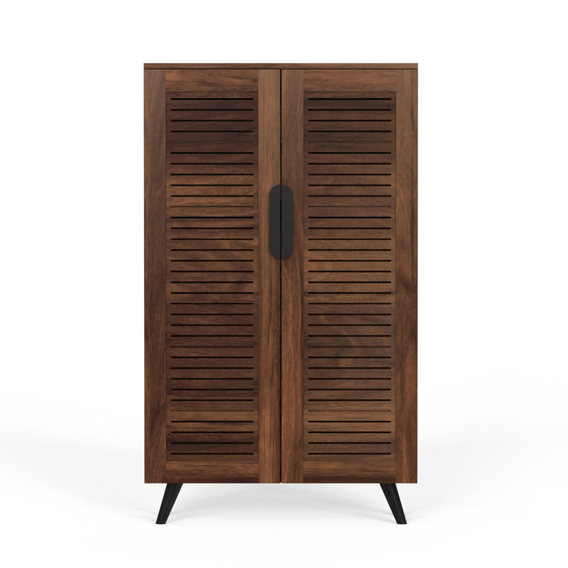 Carlem tall 2 doors shoe rack & cabinet (stores upto 24 pairs)