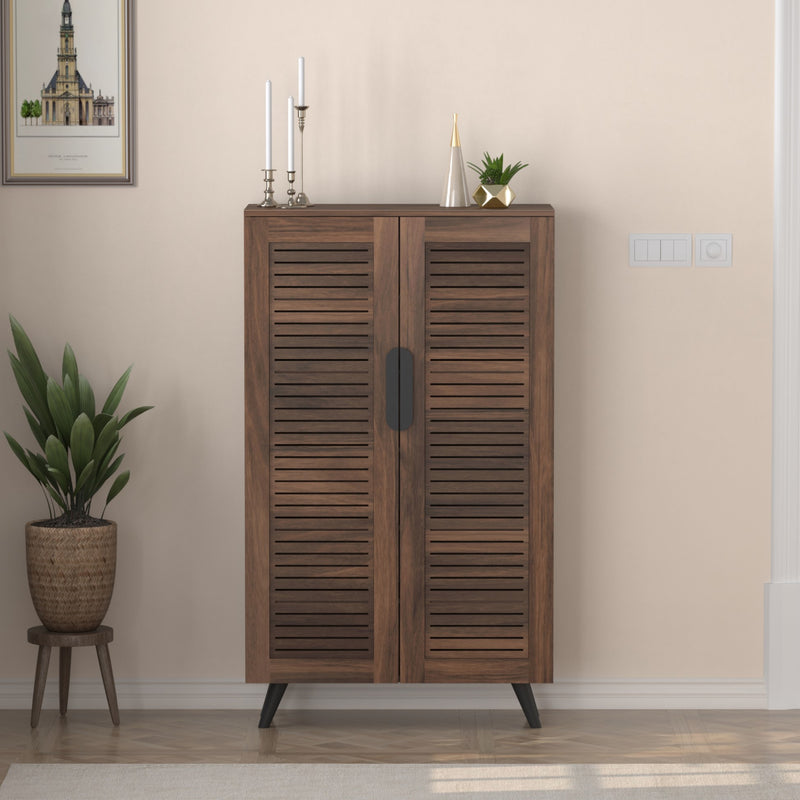 Carlem tall 2 doors shoe rack & cabinet (stores upto 24 pairs)