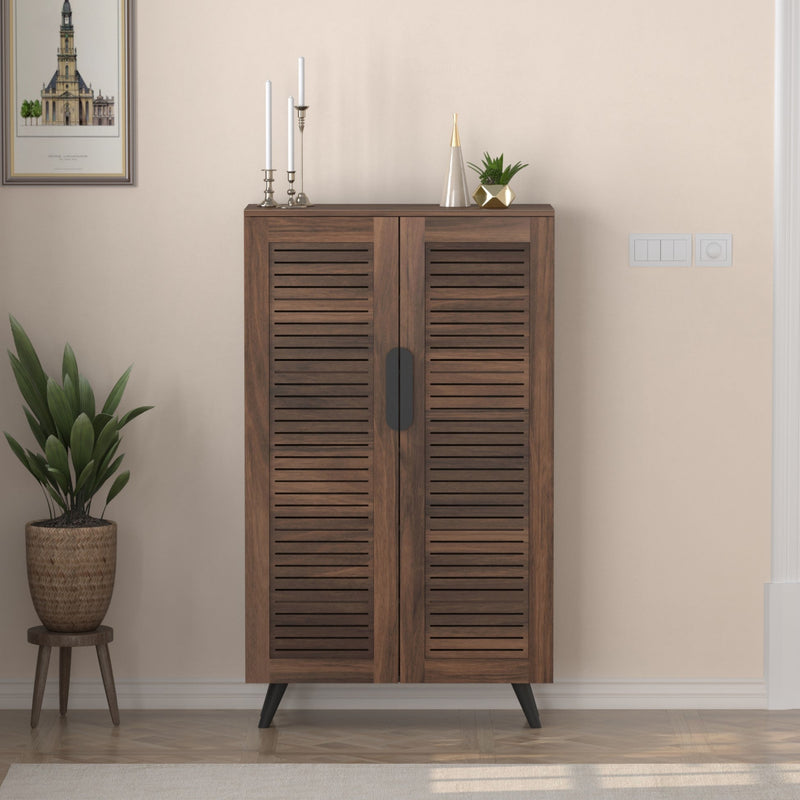 Carlem tall 2 doors shoe rack & cabinet (stores upto 24 pairs)