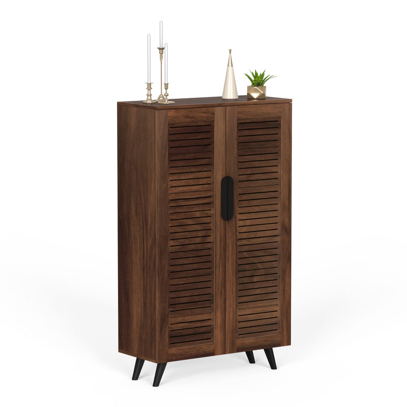 Carlem tall 2 doors shoe rack & cabinet (stores upto 24 pairs)