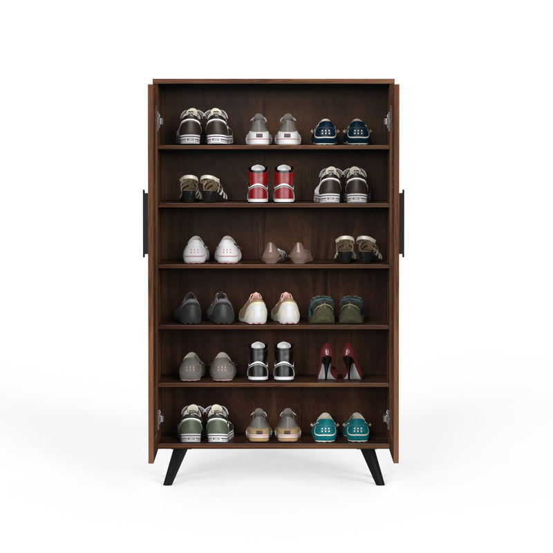 Carlem tall 2 doors shoe rack & cabinet (stores upto 24 pairs)