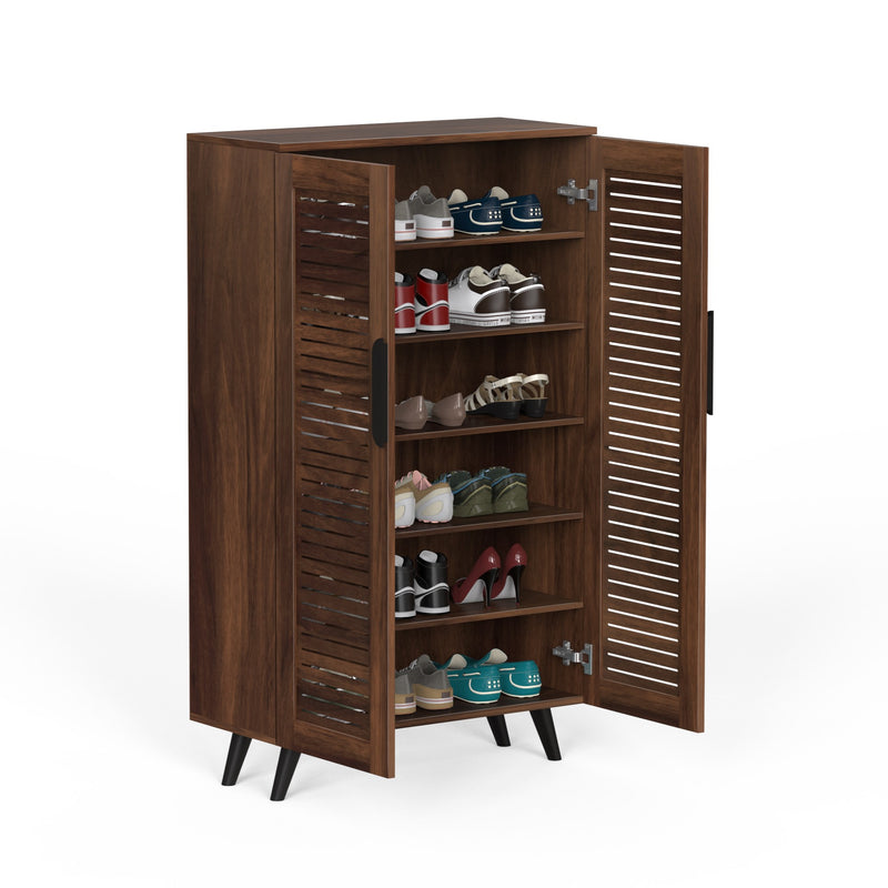 Carlem tall 2 doors shoe rack & cabinet (stores upto 24 pairs)