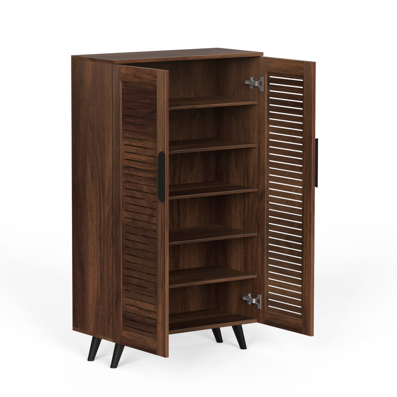 Carlem tall 2 doors shoe rack & cabinet (stores upto 24 pairs)