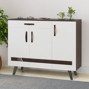 Kaspen Shoe Rack |Wenge & White