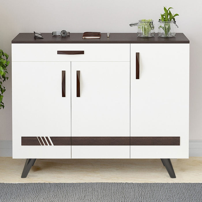 Kaspen Shoe Rack |Wenge & White