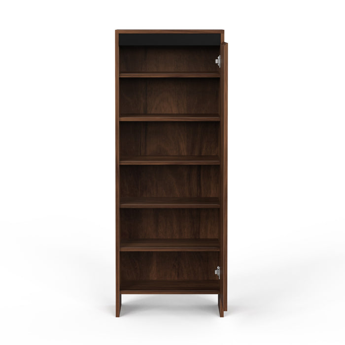 Mavis Tall Multipuporse Wooden Shoe Rack, Storage Books & File Cabinet ...