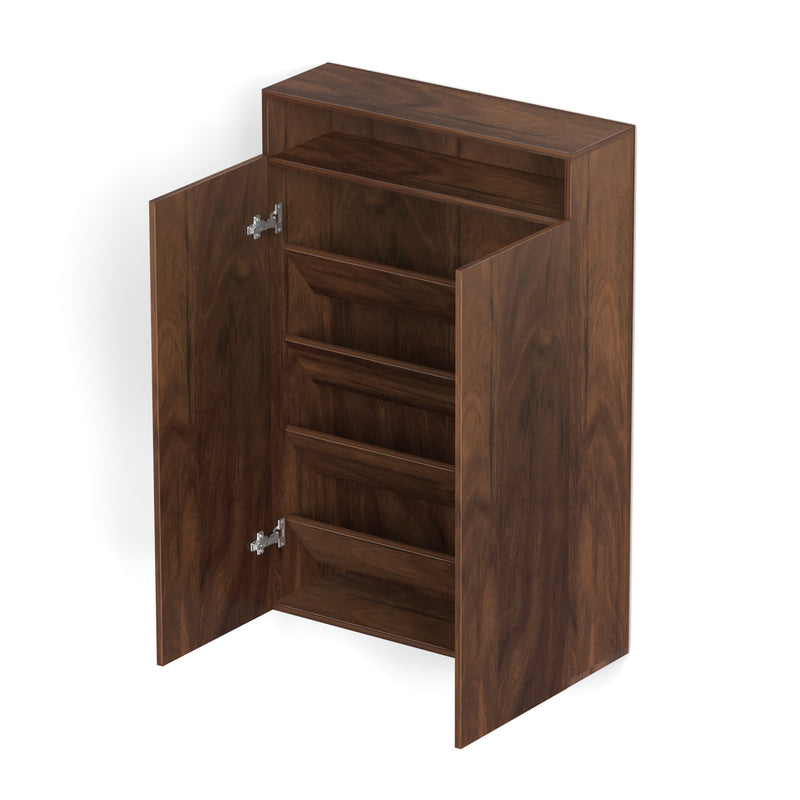 Whartin Shoe Rack |Brown Maple
