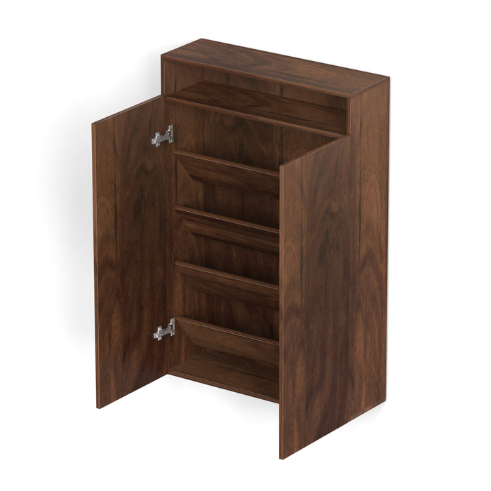 Whartin Shoe Rack |Brown Maple