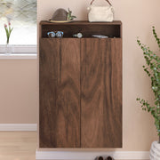 Whartin Shoe Rack |Brown Maple