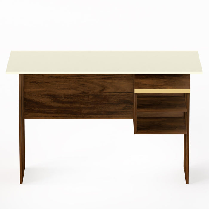 Amalet Study table (Brown Maple & Beige)