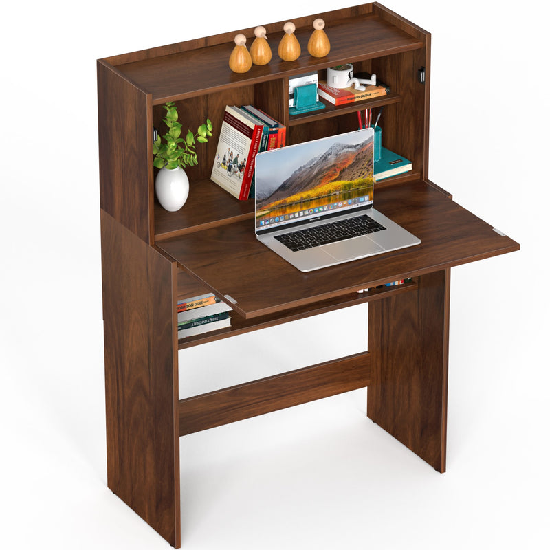 Karmiya Study and Computer Table for Home or Office (Brown Maple)