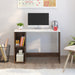 Mallium Study Table - Without Keyborad Slider |Maple & White