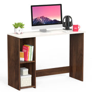 Mallium Study Table - Without Keyborad Slider |Maple & White