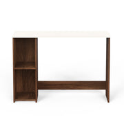 Mallium Study Table - Without Keyborad Slider |Maple & White