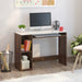 Mallium Study Table |Maple & White