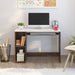Mallium Study Table |Maple & White