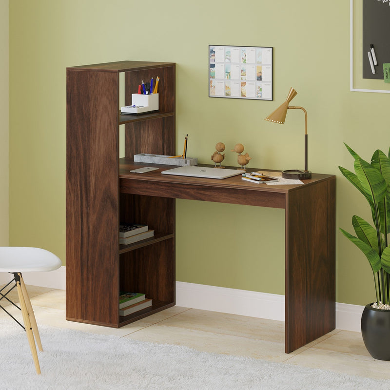 Radisso Study and Computer Table for Home or Office (Brown Maple)