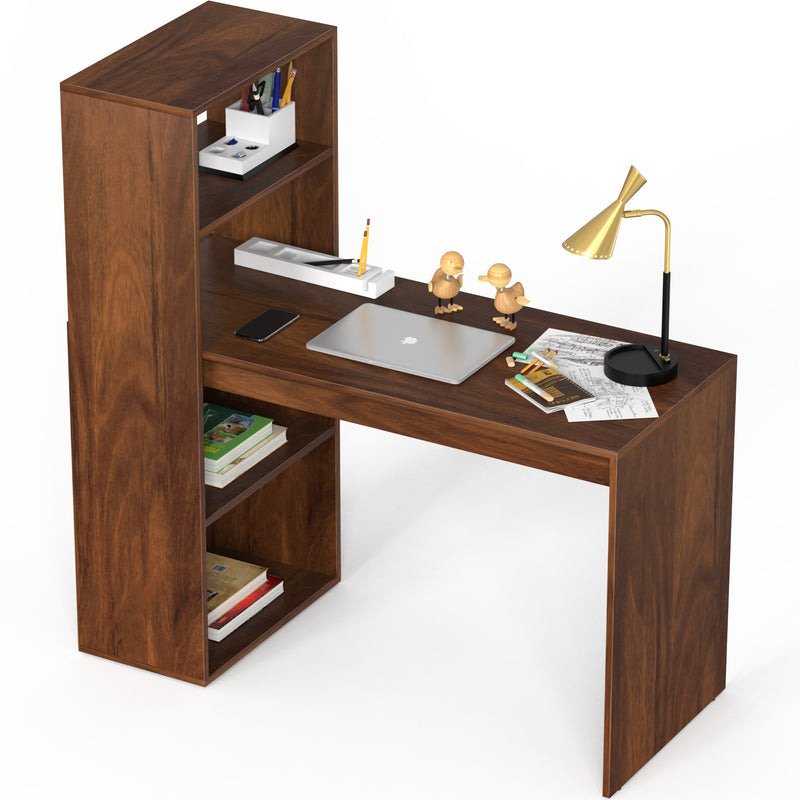 Radisso Study and Computer Table for Home or Office (Brown Maple)