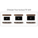 Kunsua Engineering Wood Wall Mount TV Entertainment Unit Set Top Box Stand/TV |Maple