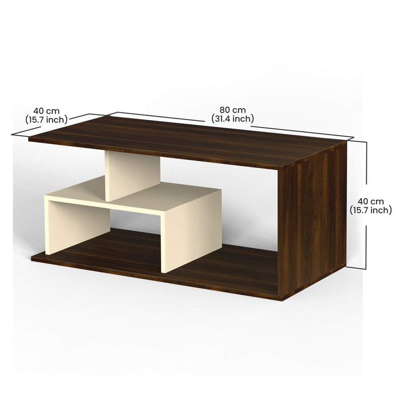 Smohn Coffee & Center Table for Living Room (Maple & Beige)