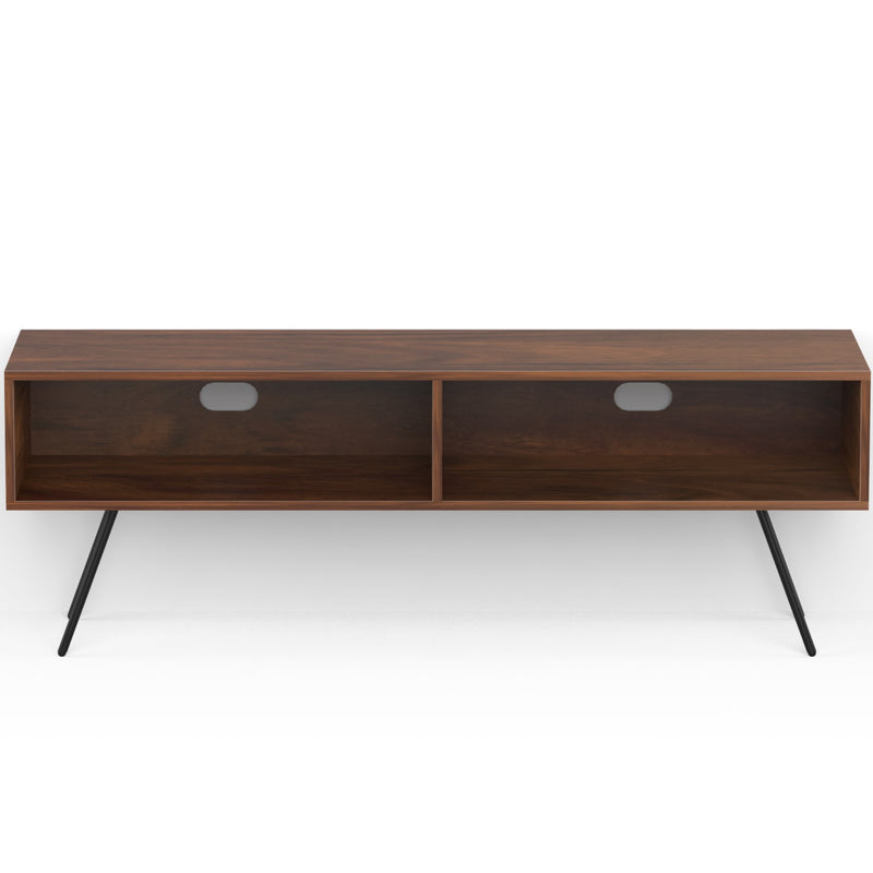 Averyl TV Unit & Cabinet ith Black Pencil Legs, Ideal for 55 Inches TV