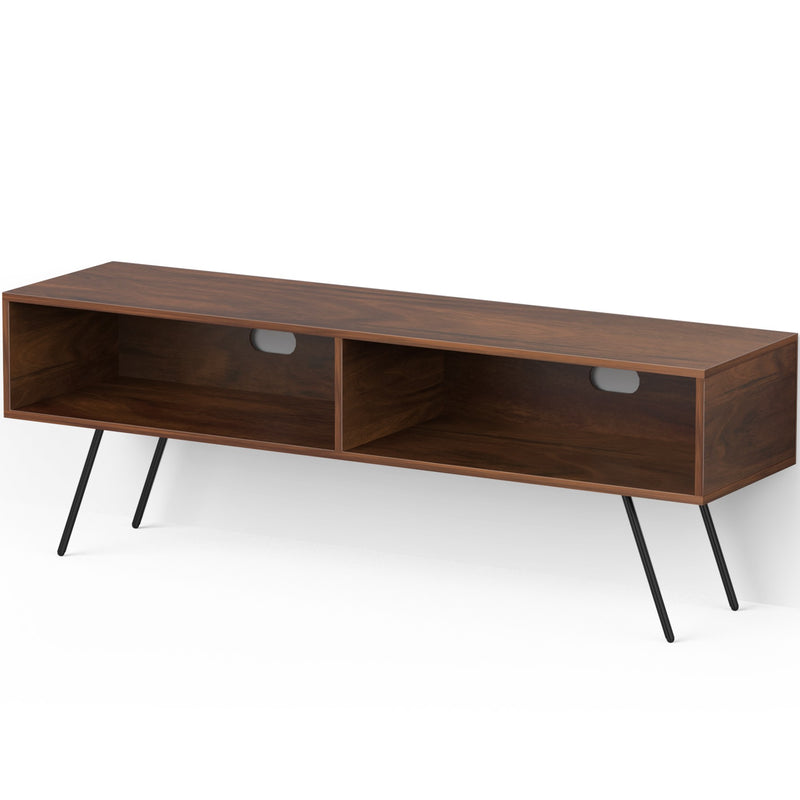 Averyl TV Unit & Cabinet ith Black Pencil Legs, Ideal for 55 Inches TV